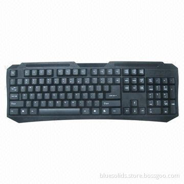 Keyboard with 104 Standard Keys, 1.4m Cable, Game Keycaps, FCC, CE